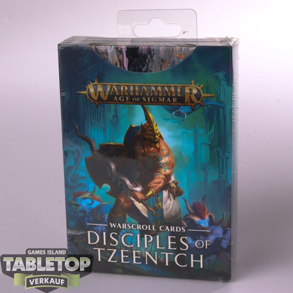 Disciples of Tzeentch - Warscroll Karten 2te Edition - deutsch