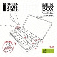Green Stuff World - Removable plastic BITS BOX – S
