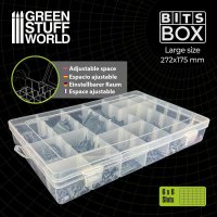 Green Stuff World - Removable plastic BITS BOX – L