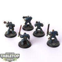 Ultramarines - 5 x Tactical Squad klassisch - gut bemalt