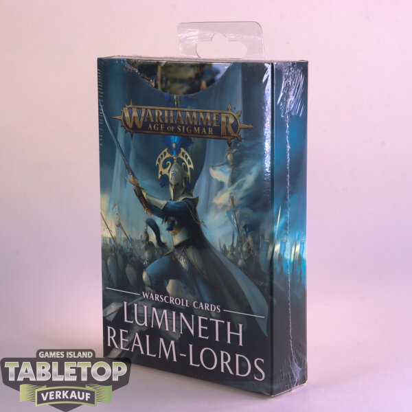 Lumineth Realm Lords - Warscroll Karten 2te Edition - englisch