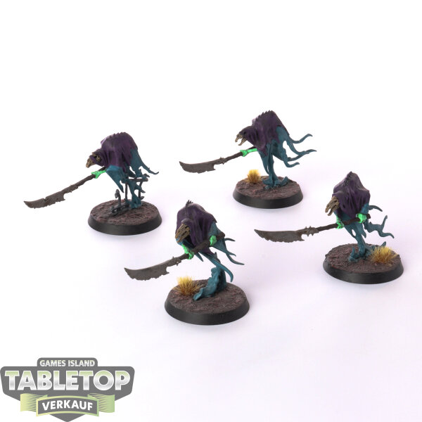 Nighthaunt - 4 Glaivewraith Stalkers - bemalt