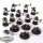 Necrons - 10 x Necron Warriors & 4 x Scarabs klassisch - teilweise bemalt