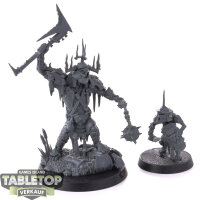 Orruk Warclans - Killaboss mit Stab-grot - unbemalt