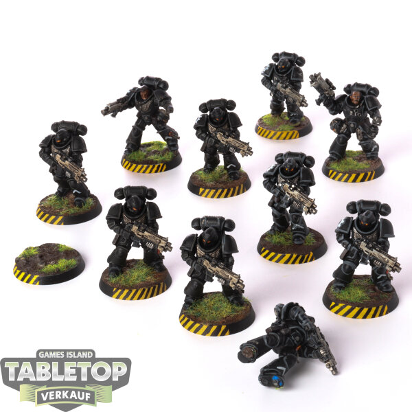 Iron Hands - 10 Primaris Intercessors - bemalt