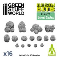 Green Stuff World - 3D printed set - Barrel Cactus