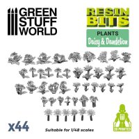 Green Stuff World - 3D printed set - Daisy & Dandelion