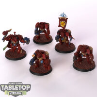 Blood Angels - 5 Terminators - bemalt