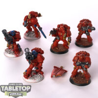 Blood Angels - 6 klassische Modelle - teilweise bemalt