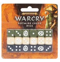Age of Sigmar: Warcry - Dice Set: Rotmire Creed