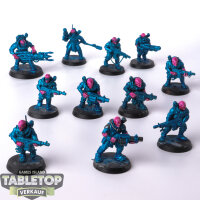 Genestealer Cults - 11 Neophyte Hybrids - teilweise bemalt