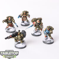 Space Marines - 5 x Diverse Modelle  - gut bemalt