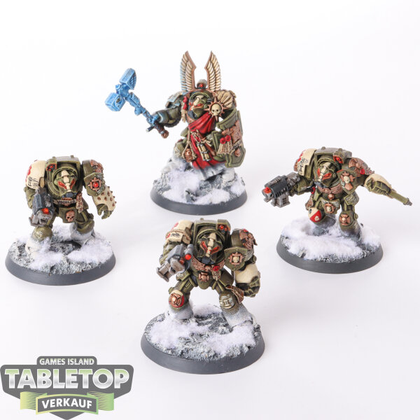 Space Marines - 4 x Terminator Squad - gut bemalt