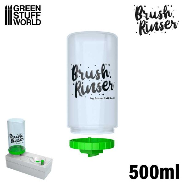 Green Stuff World - BRUSH RINSER BOTTLE 500ml - Green