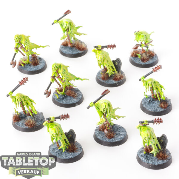 Nighthaunt - 10 x Chainrasp Hordes - bemalt