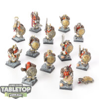 Scibor Miniatures - 12 Dwarves Swordmen - bemalt
