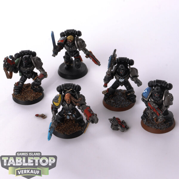 Space Marines - 5 Tactical Squad - bemalt