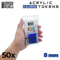 Green Stuff World - Blue Cube tokens 8mm