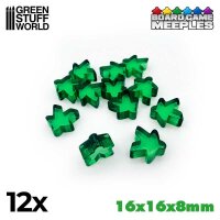 Green Stuff World - Meeples 16x16x8mm - Green