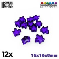 Green Stuff World - Meeples 16x16x8mm - Purple