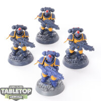 Space Marines - 4 x Primaris Intercessors - teilweise bemalt