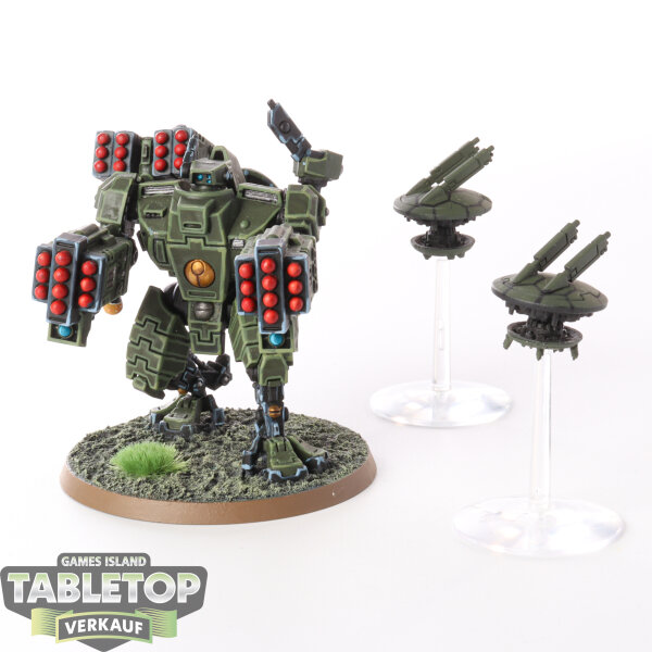 Tau Empire - XV88 Broadside Battlesuit - gut bemalt