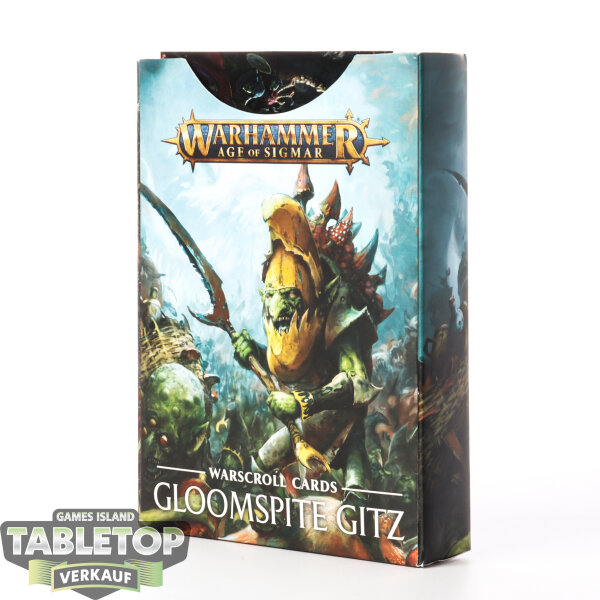 Gloomspite Gitz  - Warscroll Cards - deutsch