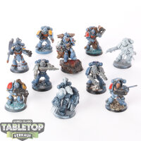 Space Wolves - 10  Tactical Squad - teilweise bemalt