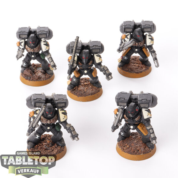 Black Templars - 5 x Assault Squad klassisch - bemalt