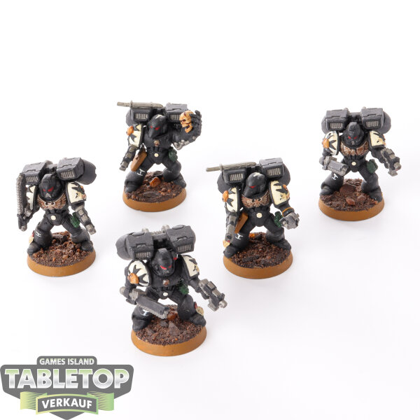 Black Templars - 5 x Assault Squad klassisch - bemalt