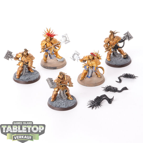 Stormcast Eternals - 5 x Retributors - teilweise bemalt