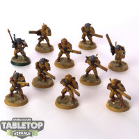 Tau Empire - 10 Fire Warriors - bemalt