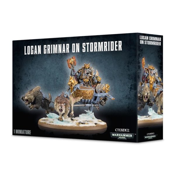 Space Wolves - Logan Grimnar on Stormrider