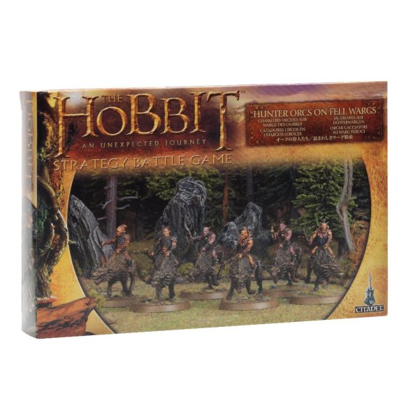 The Hobbit Tabletop - Hunter Orcs on Fell Wargs