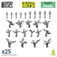 Green Stuff World - 3D printed set - XANADU plants