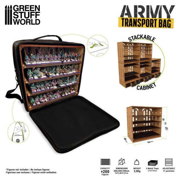 Green Stuff World - Army Transport Bag - M