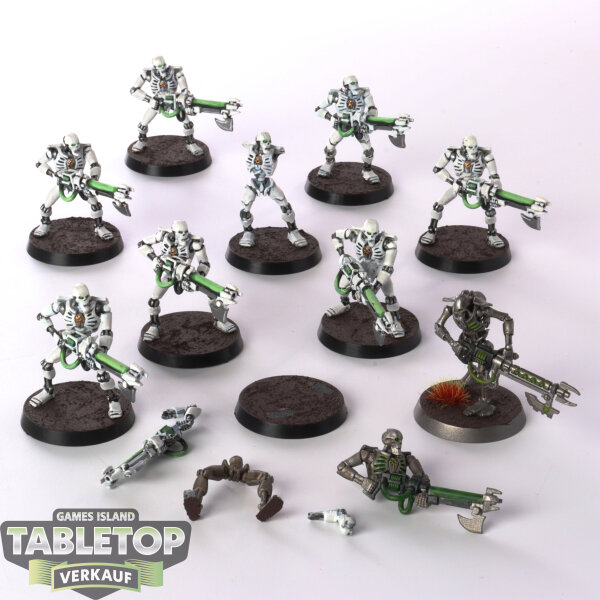 Necrons - 10 - Necron Warriors Classic - bemalt