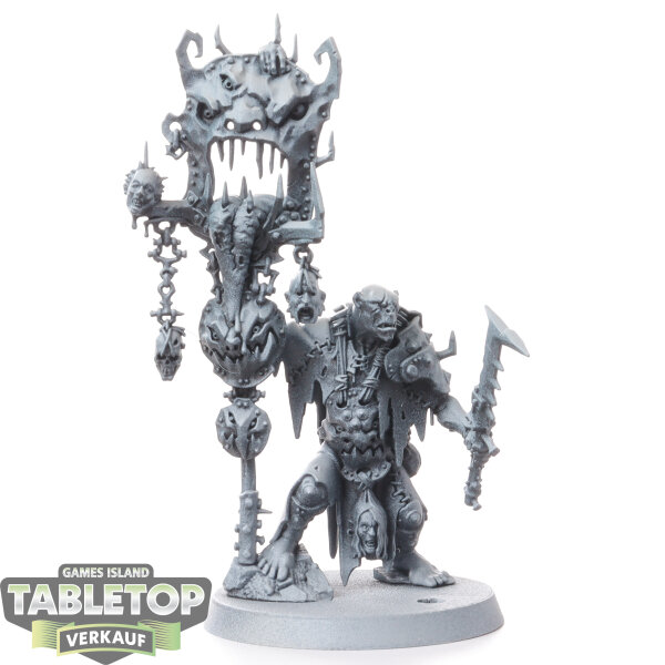 Orruk Warclans - Murknob with Belcha-banna - teilweise bemalt