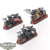 Dark Angels - 3 - Ravenwing Bike Squadron - bemalt