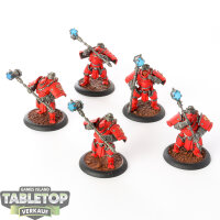 Khador - 5 Man O War Demolition Corps klassisch - bemalt