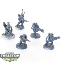 Astra Militarum - 5 x Cadian Command Squad klassisch -...