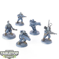 Astra Militarum - 5 x Cadian Command Squad klassisch -...