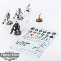 Tau Empire - 3 XV25 Stealth Battlesuits & Drohne -...