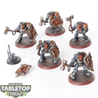 Space Marines - 5 x Terminator Assault Squad - bemalt