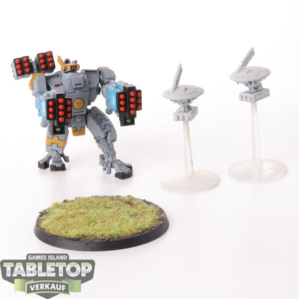 Tau Empire - XV88 Broadside Battlesuit - bemalt