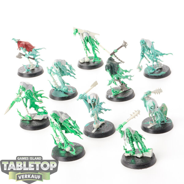 Nighthaunt - 10 x Chainrasp Hordes - teilweise bemalt