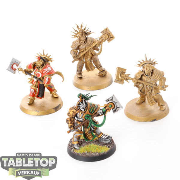 Stormcast Eternals - 4 x Decimators - teilweise bemalt