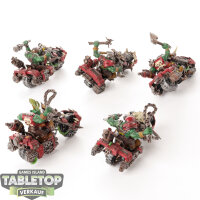 Orks - 5 - Ork Warbiker Mob - bemalt