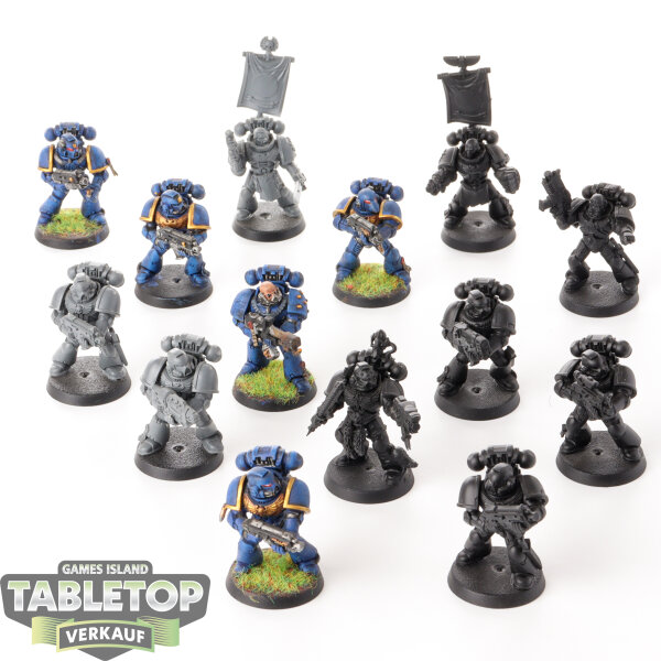 Space Marines - 14 - Tactical Marines - teilweise bemalt