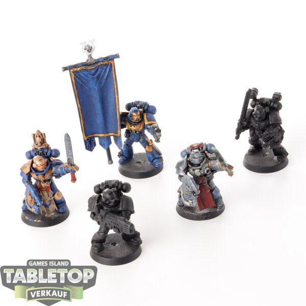 Space Marines - Company Command - unbemalt